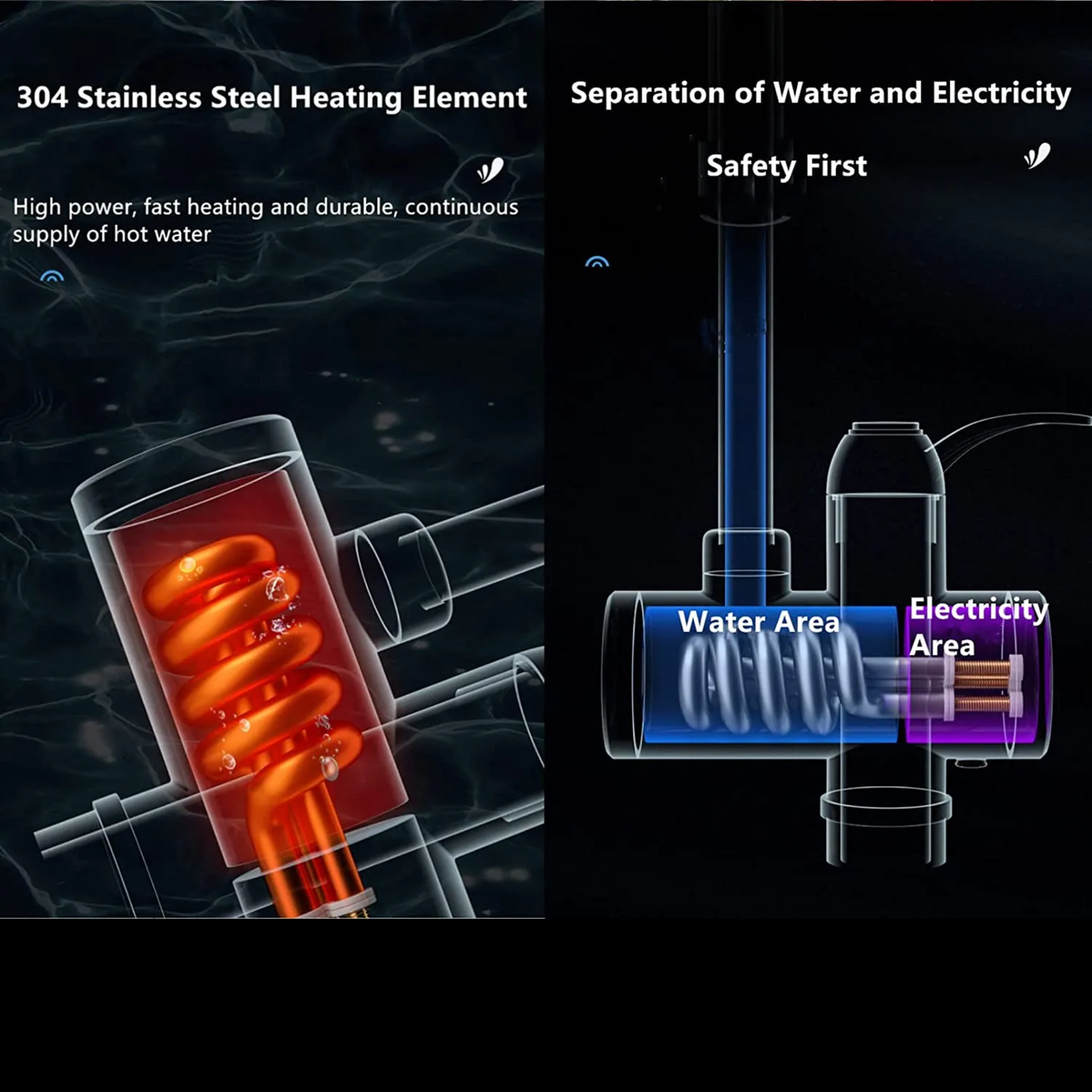 Instant Tankless Digital Electric Hot Water Faucet