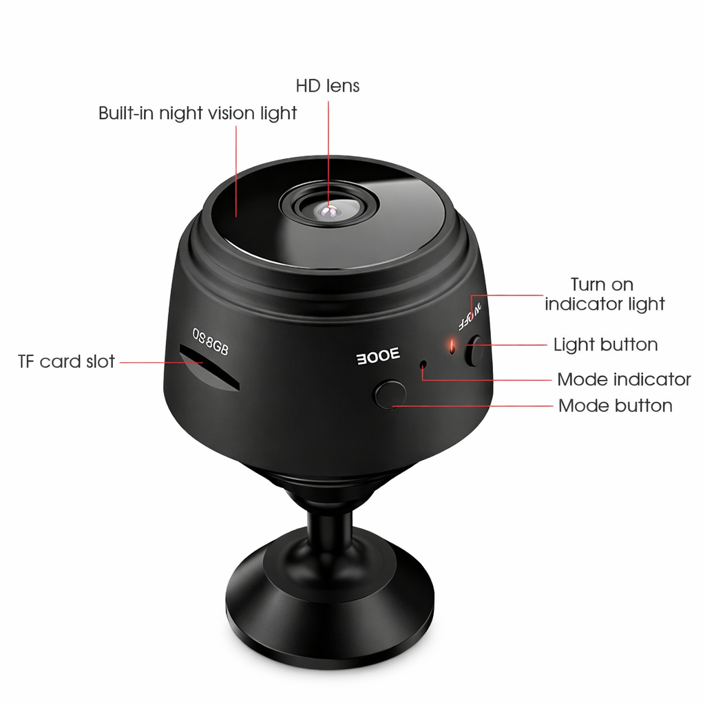 A9 Smart Mini WiFi Camera with Night Vision