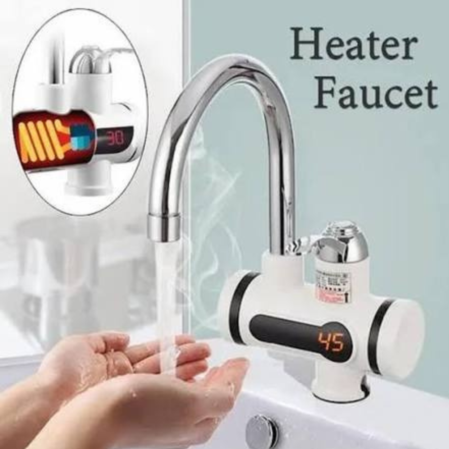 Instant Tankless Digital Electric Hot Water Faucet